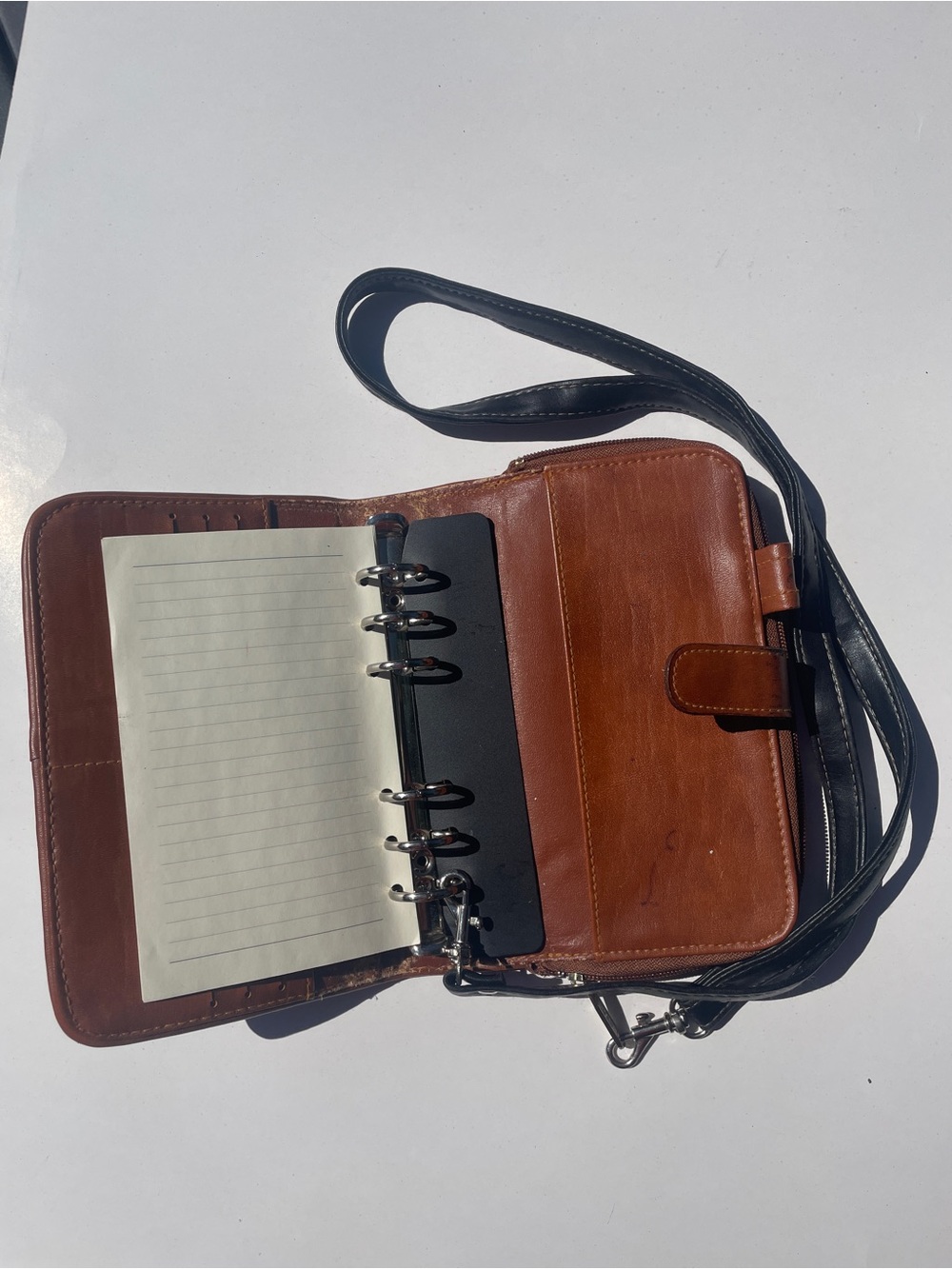 Vintage Black Dooney & Bourke Leather
Crossbody Agenda Planner - Picture 6 of 8